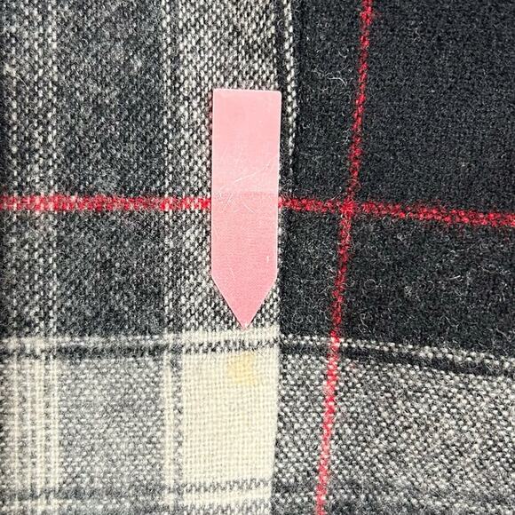 SMYTHE Duchess Wool Elbow Patch Plaid Blazer - Picture 10 of 11